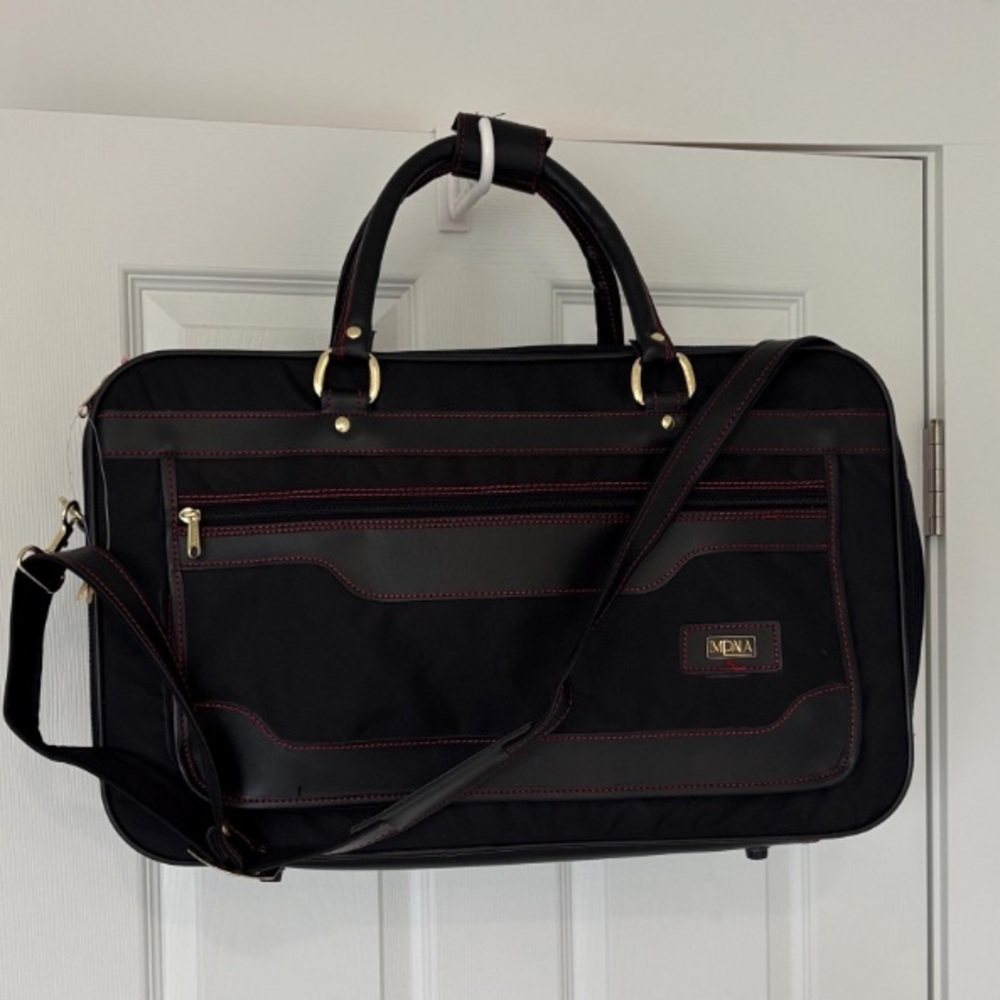 Vintage IMPALA travel bag soft sided carry on luggage NWOT black